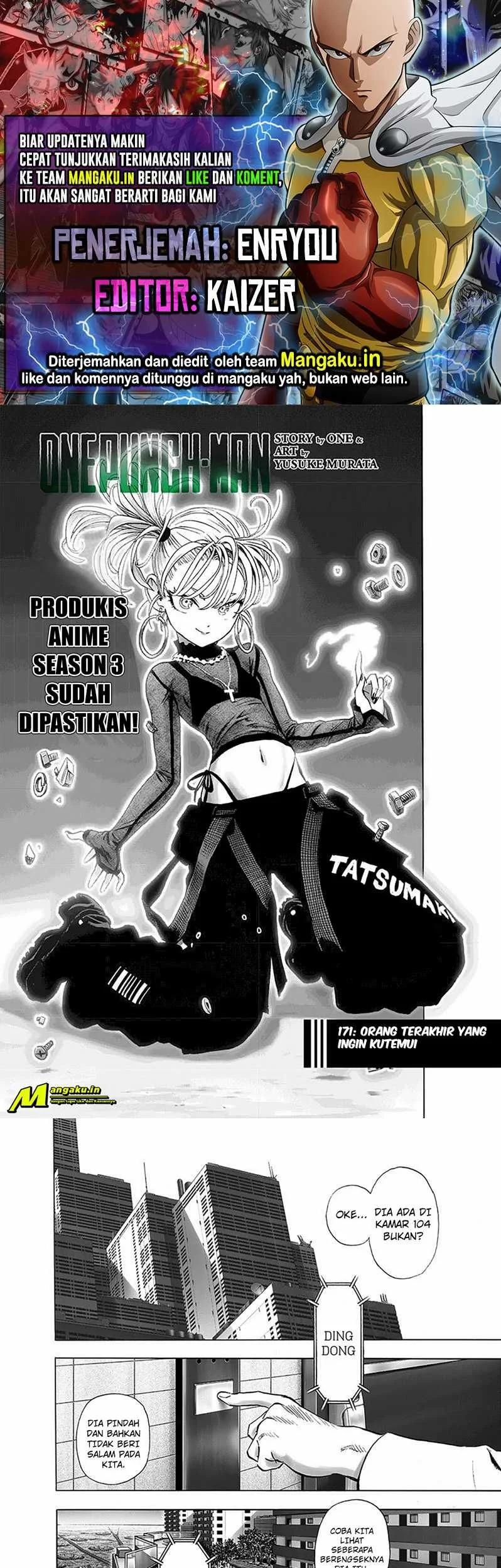 One Punch Man — Chapter 219, halaman 1