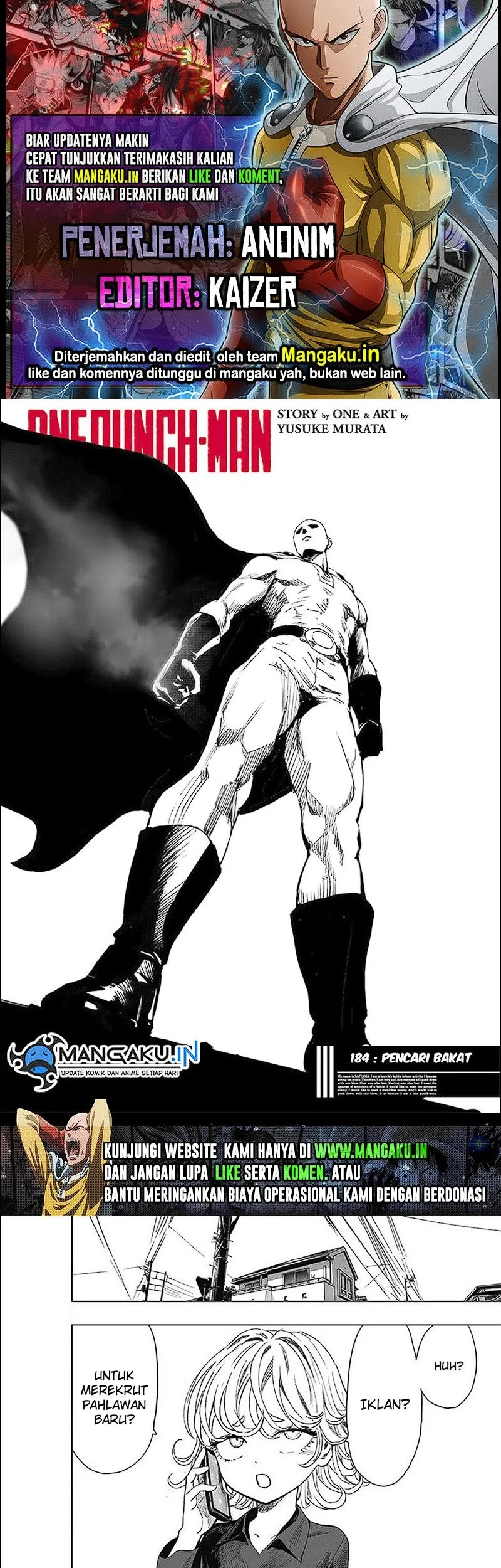 One Punch Man — Chapter 232, halaman 1