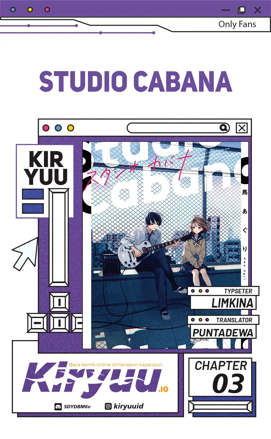Studio Cabana — Chapter 3, halaman 1