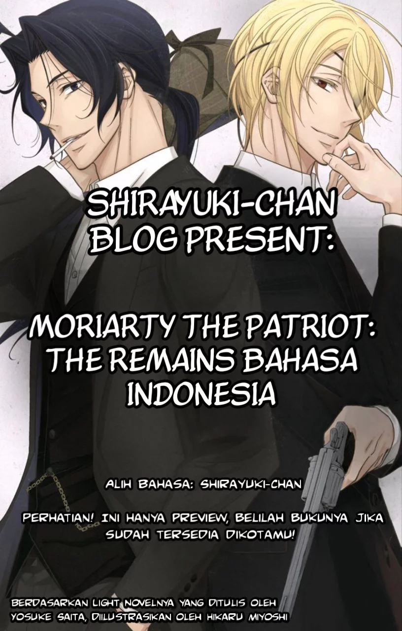 Yuukoku no Moriarty — Chapter 9, halaman 1