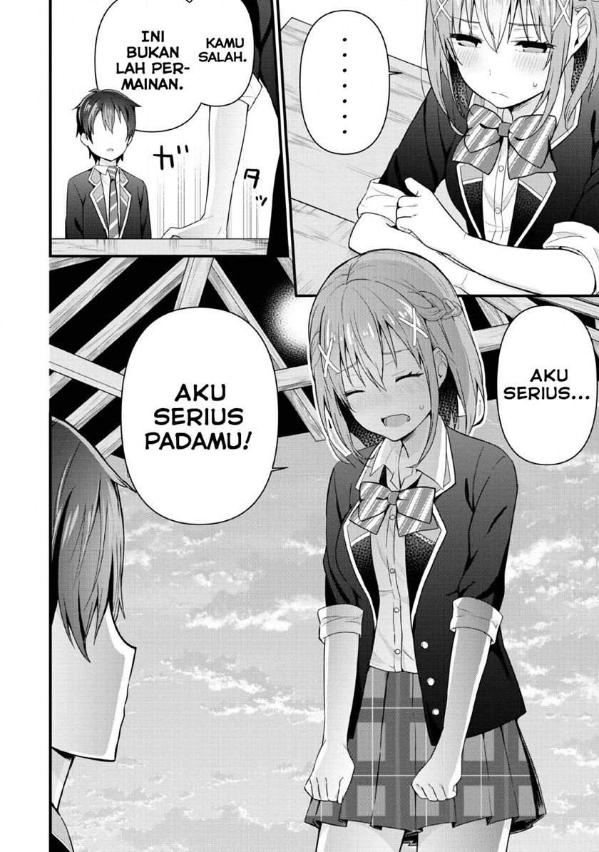 The Cute Girl Sitting Next to Me Is Trying to Make Me Fall in Love With Her as a Way to Ridicule Me, but the Tables Were Turned on Her Before She Knew It — Chapter 4, halaman 27