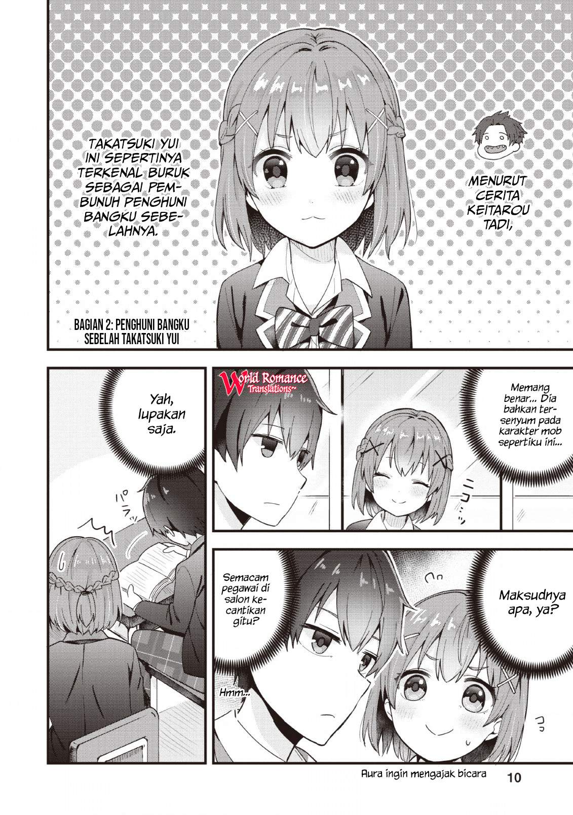 The Cute Girl Sitting Next to Me Is Trying to Make Me Fall in Love With Her as a Way to Ridicule Me, but the Tables Were Turned on Her Before She Knew It — Chapter 1, halaman 10