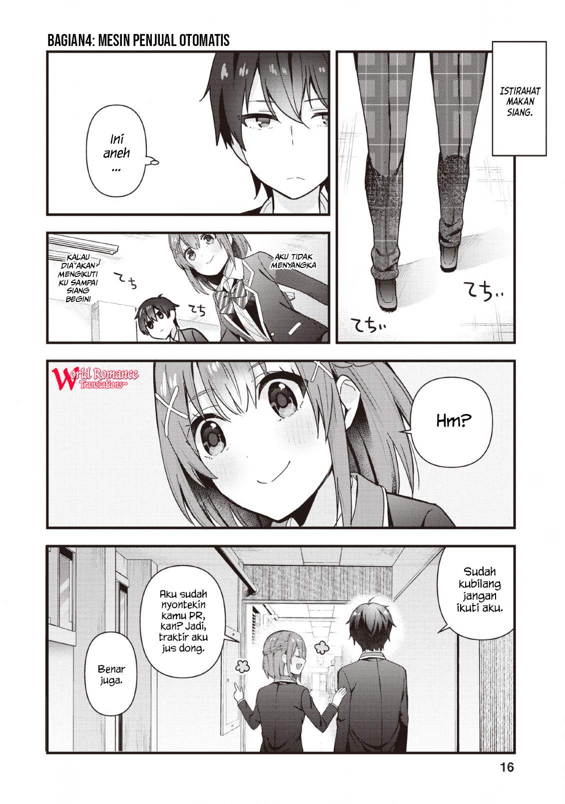 The Cute Girl Sitting Next to Me Is Trying to Make Me Fall in Love With Her as a Way to Ridicule Me, but the Tables Were Turned on Her Before She Knew It — Chapter 1, halaman 16