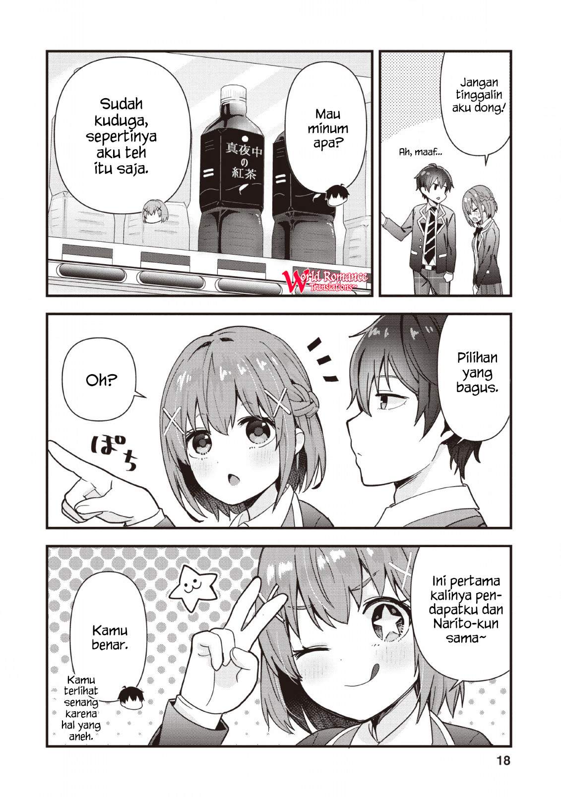 The Cute Girl Sitting Next to Me Is Trying to Make Me Fall in Love With Her as a Way to Ridicule Me, but the Tables Were Turned on Her Before She Knew It — Chapter 1, halaman 18