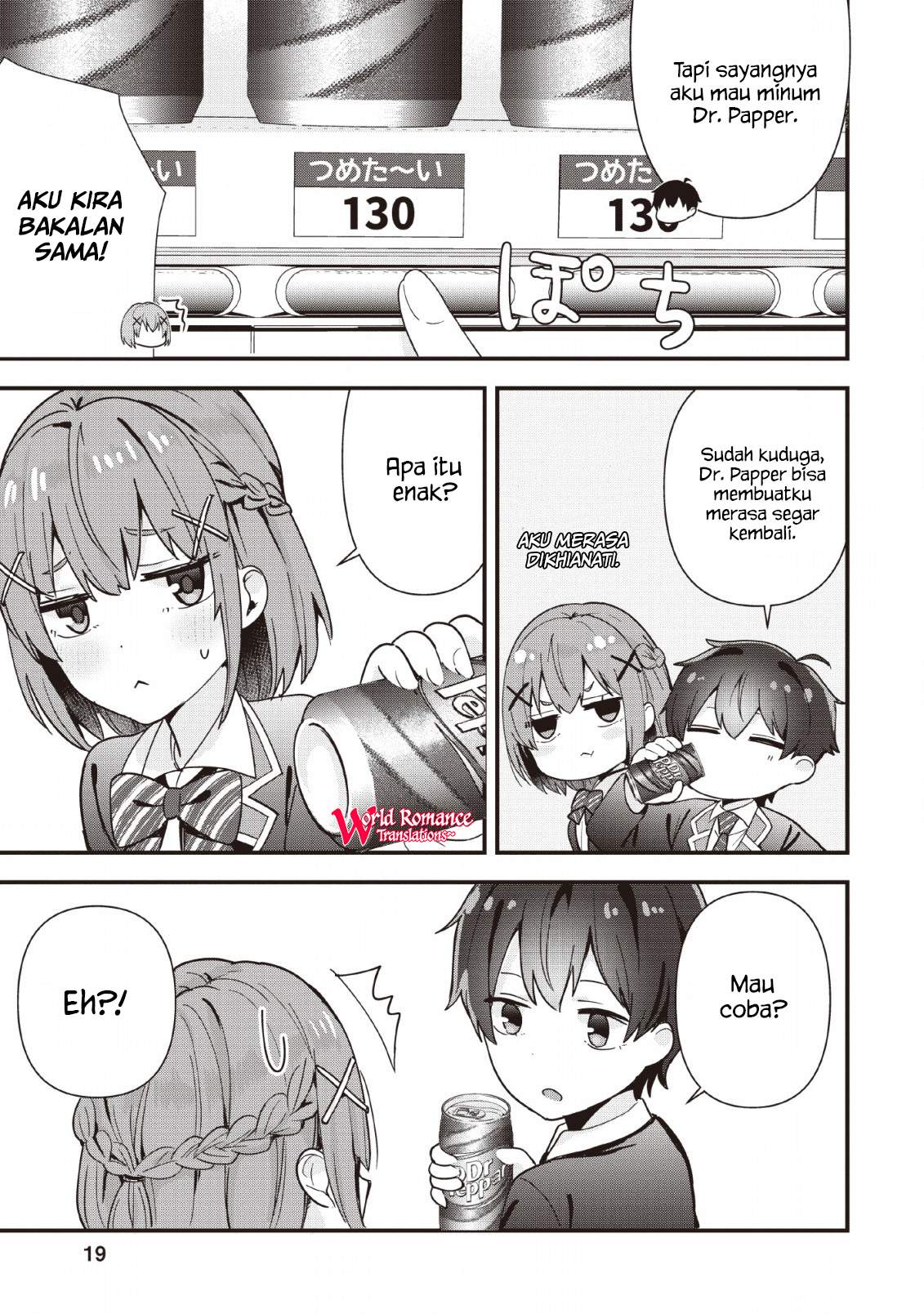 The Cute Girl Sitting Next to Me Is Trying to Make Me Fall in Love With Her as a Way to Ridicule Me, but the Tables Were Turned on Her Before She Knew It — Chapter 1, halaman 19
