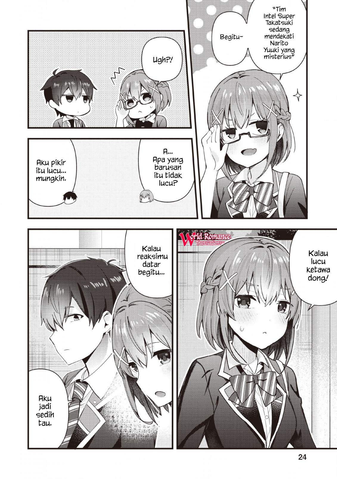The Cute Girl Sitting Next to Me Is Trying to Make Me Fall in Love With Her as a Way to Ridicule Me, but the Tables Were Turned on Her Before She Knew It — Chapter 1, halaman 24