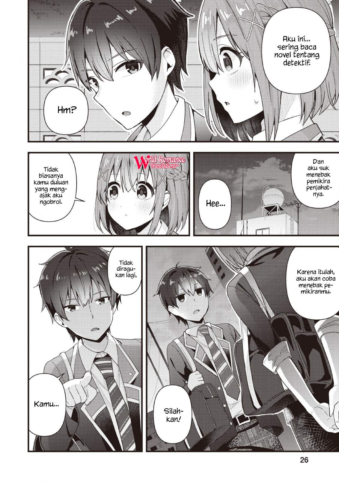 The Cute Girl Sitting Next to Me Is Trying to Make Me Fall in Love With Her as a Way to Ridicule Me, but the Tables Were Turned on Her Before She Knew It — Chapter 1, halaman 26