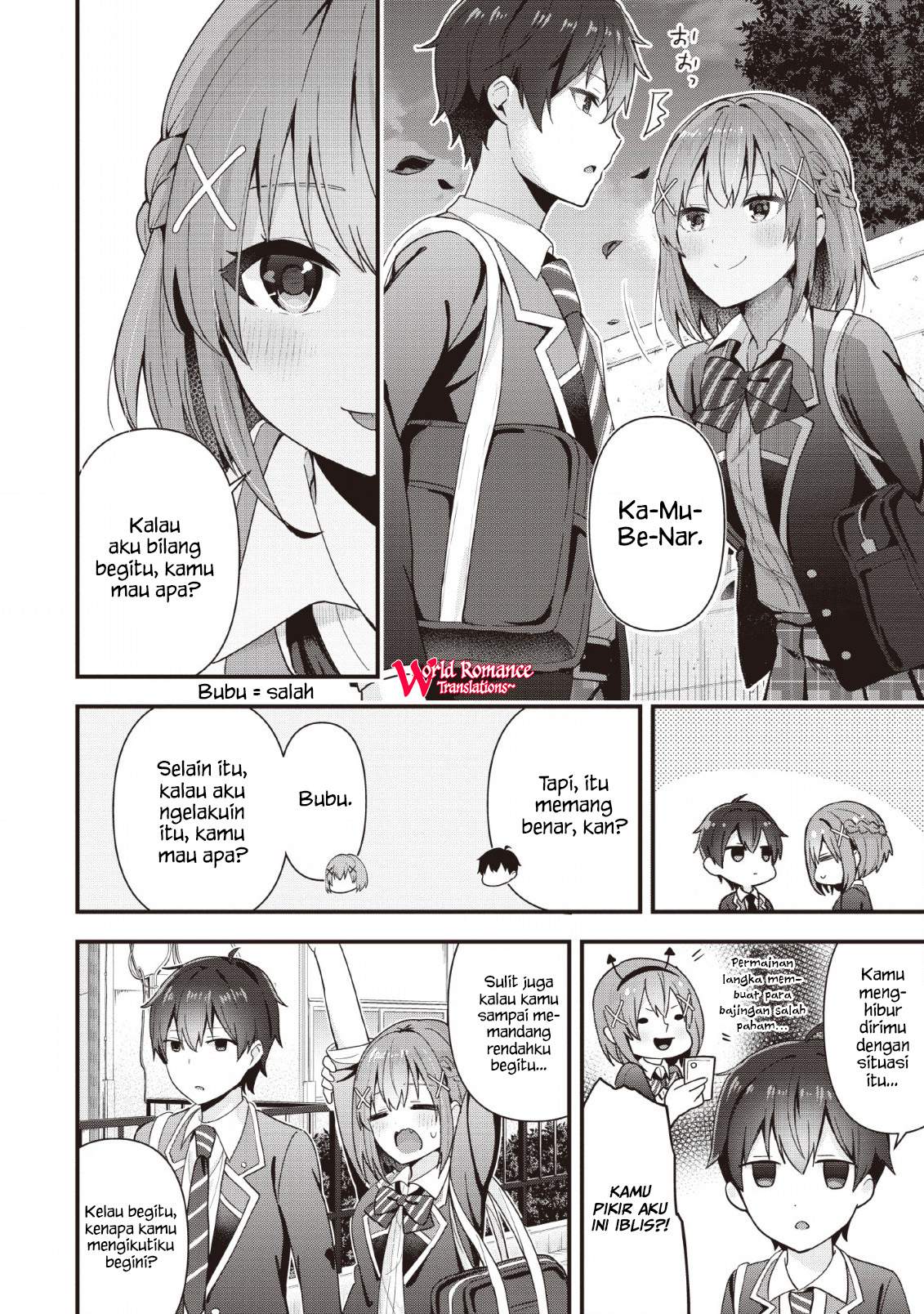 The Cute Girl Sitting Next to Me Is Trying to Make Me Fall in Love With Her as a Way to Ridicule Me, but the Tables Were Turned on Her Before She Knew It — Chapter 1, halaman 28