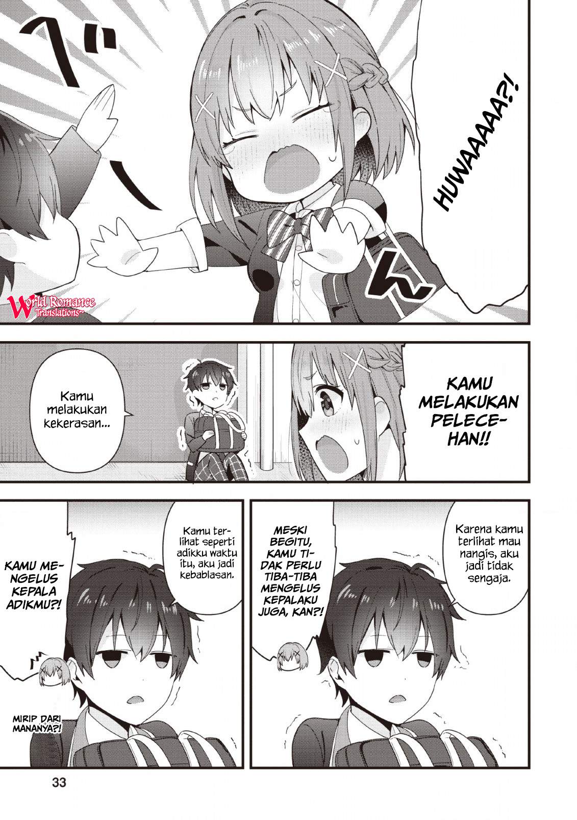 The Cute Girl Sitting Next to Me Is Trying to Make Me Fall in Love With Her as a Way to Ridicule Me, but the Tables Were Turned on Her Before She Knew It — Chapter 1, halaman 33