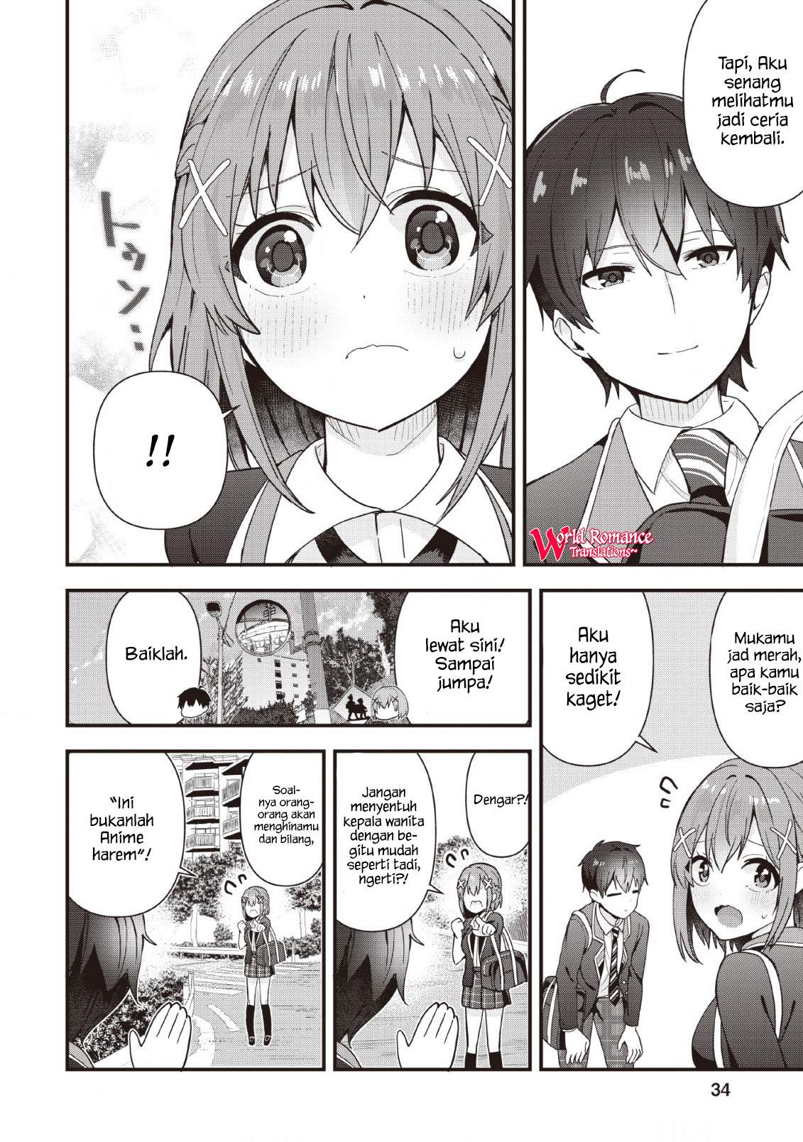 The Cute Girl Sitting Next to Me Is Trying to Make Me Fall in Love With Her as a Way to Ridicule Me, but the Tables Were Turned on Her Before She Knew It — Chapter 1, halaman 34