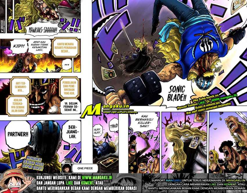 One Piece — Chapter 1029, halaman 17