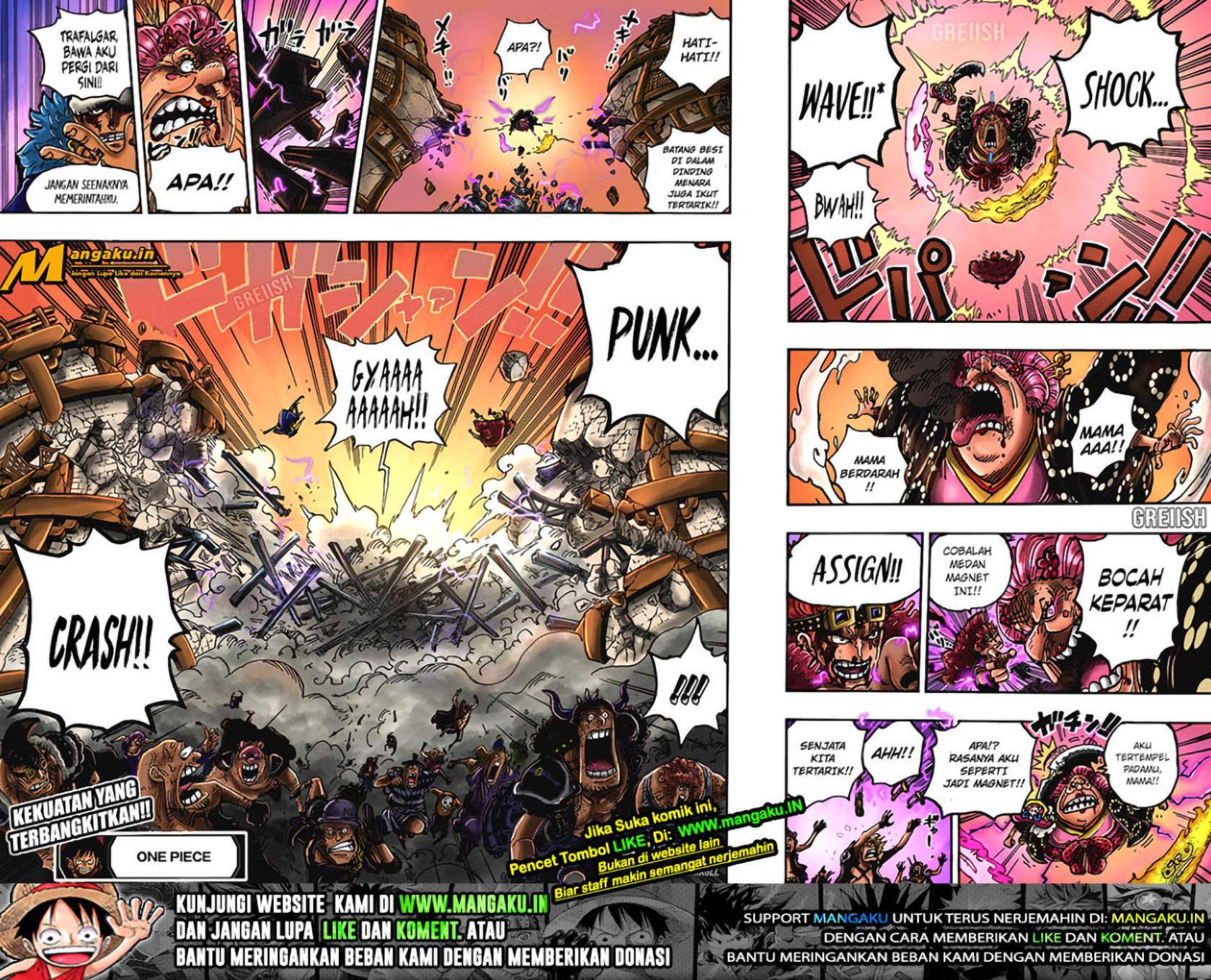 One Piece — Chapter 1030, halaman 18