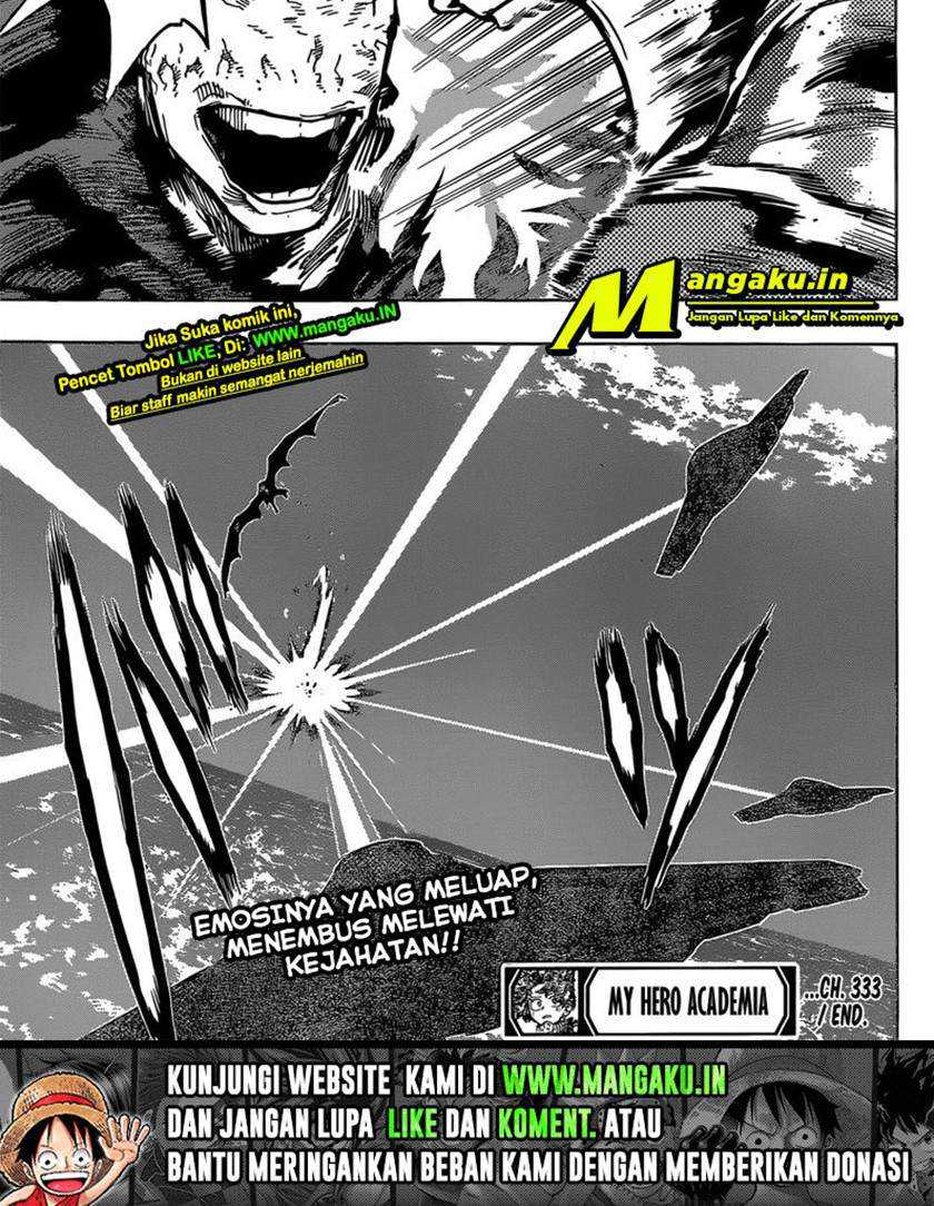 Boku no Hero Academia — Chapter 333, halaman 18