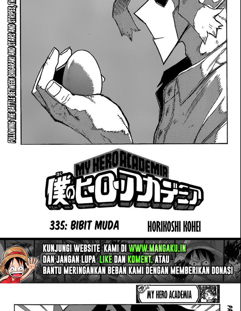 Boku no Hero Academia — Chapter 335, halaman 2