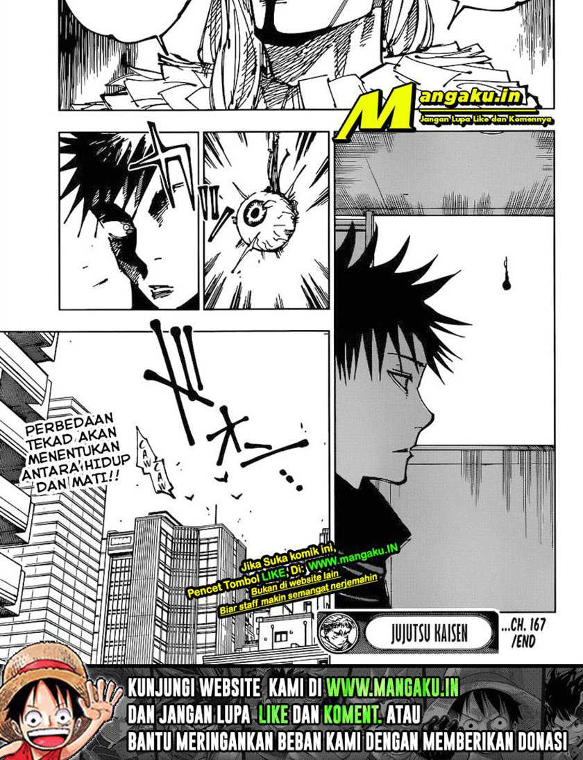 Jujutsu Kaisen — Chapter 167, halaman 22