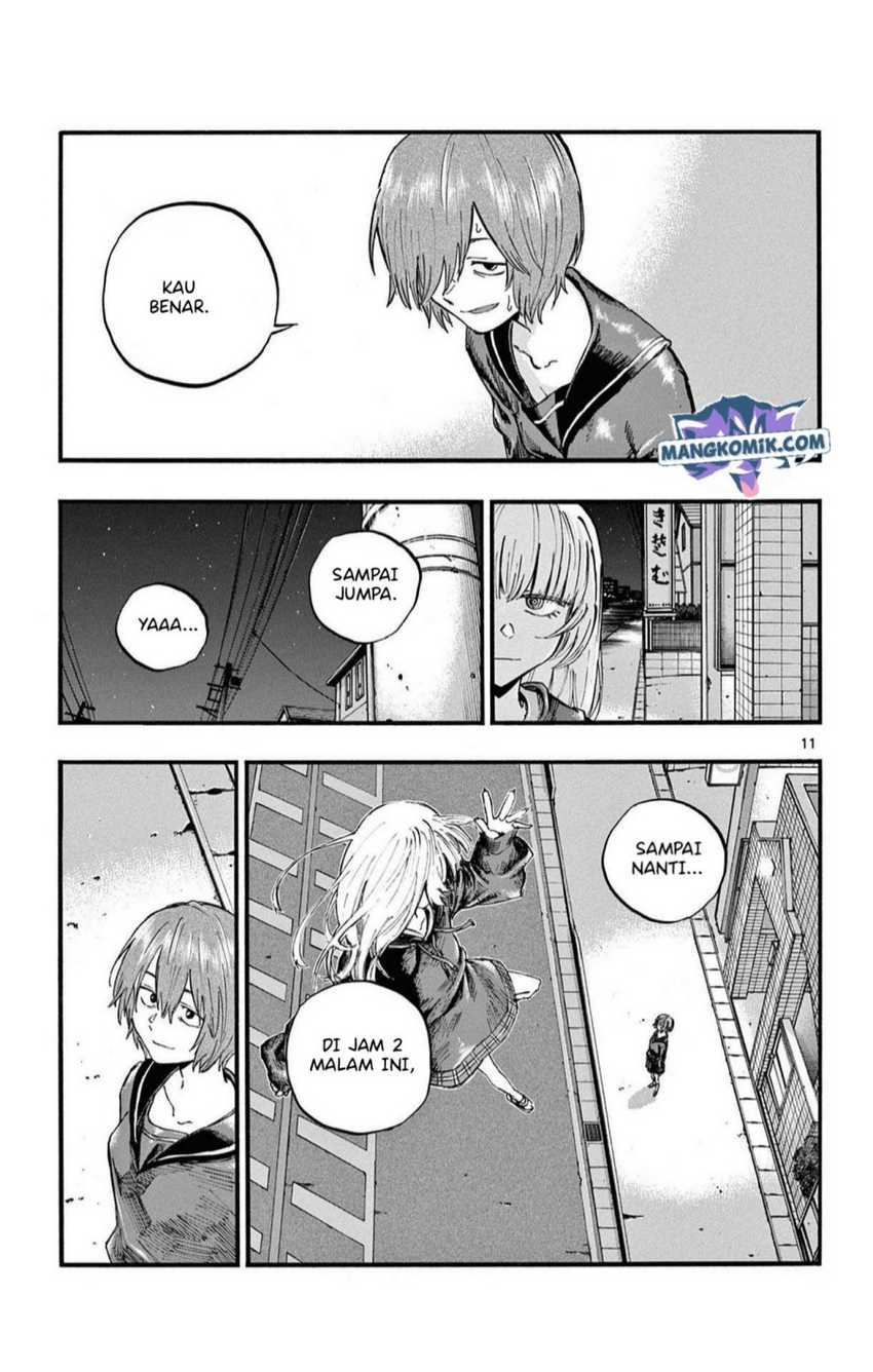 Yofukashi no Uta — Chapter 80, halaman 11