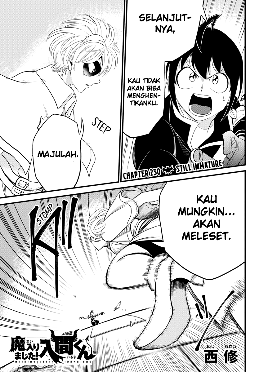 Mairimashita! Iruma-kun — Chapter 230, halaman 1