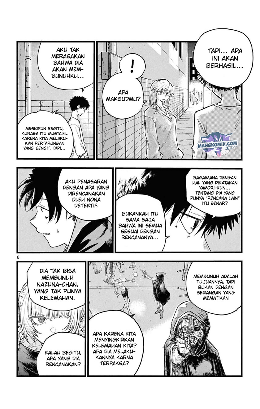Yofukashi no Uta — Chapter 87, halaman 9