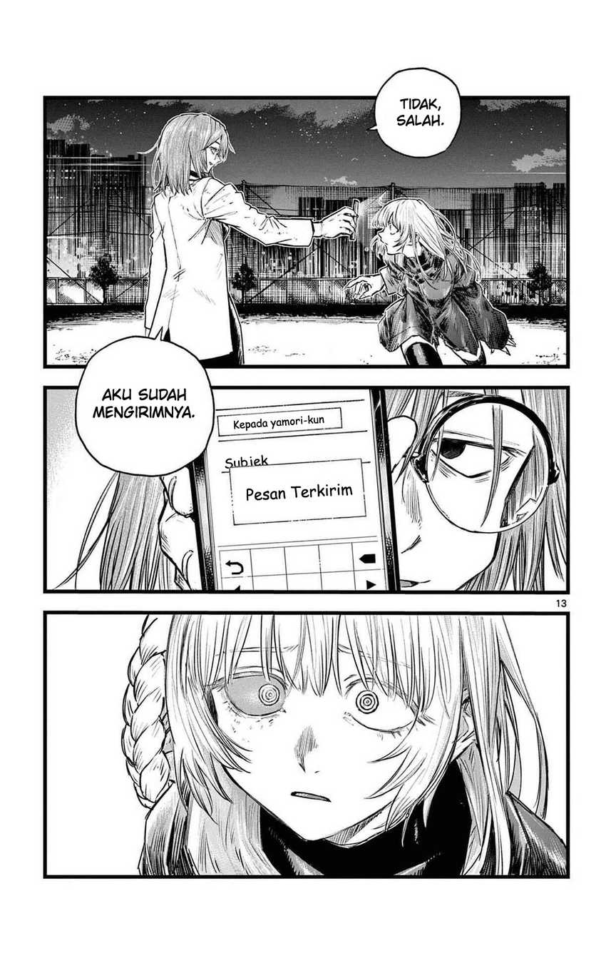 Yofukashi no Uta — Chapter 89, halaman 14