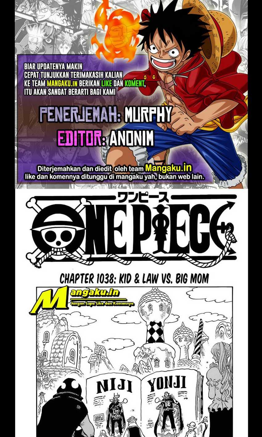 One Piece — Chapter 1038, halaman 1