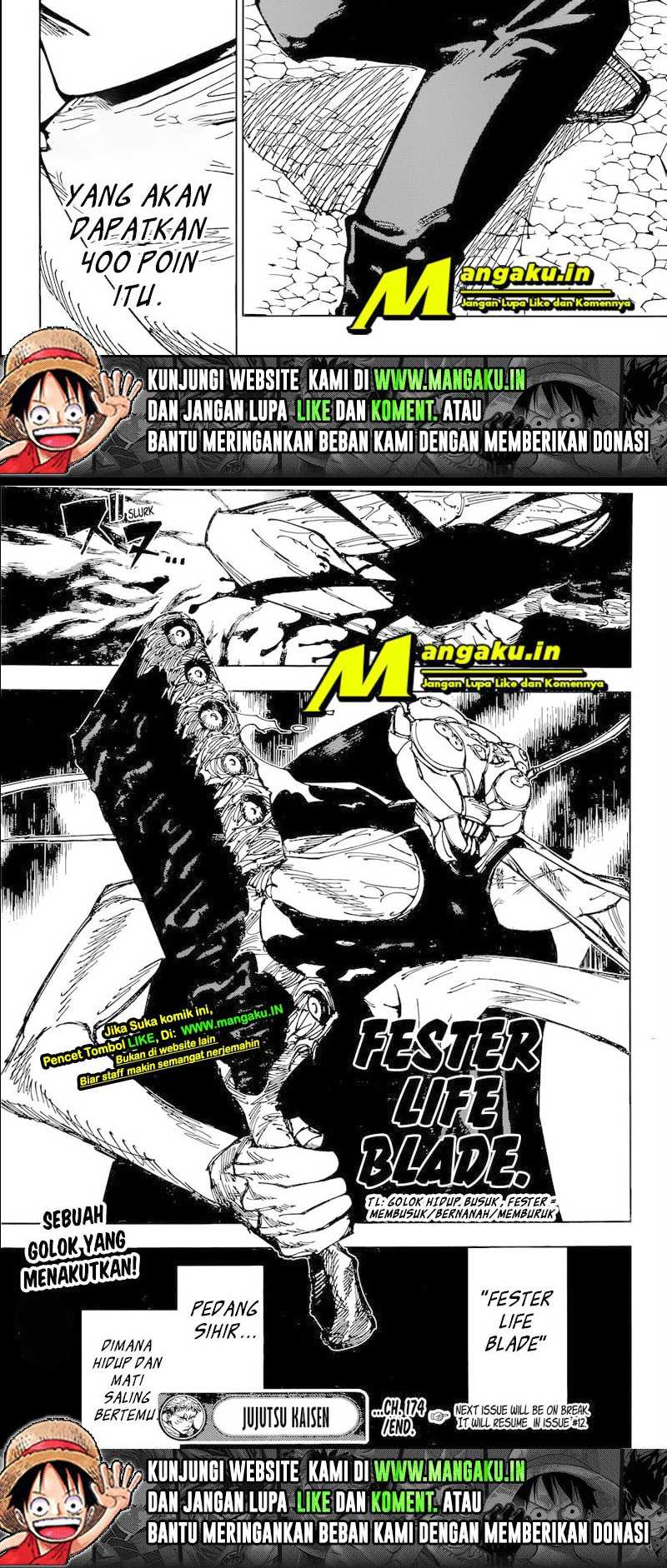 Jujutsu Kaisen — Chapter 174, halaman 11
