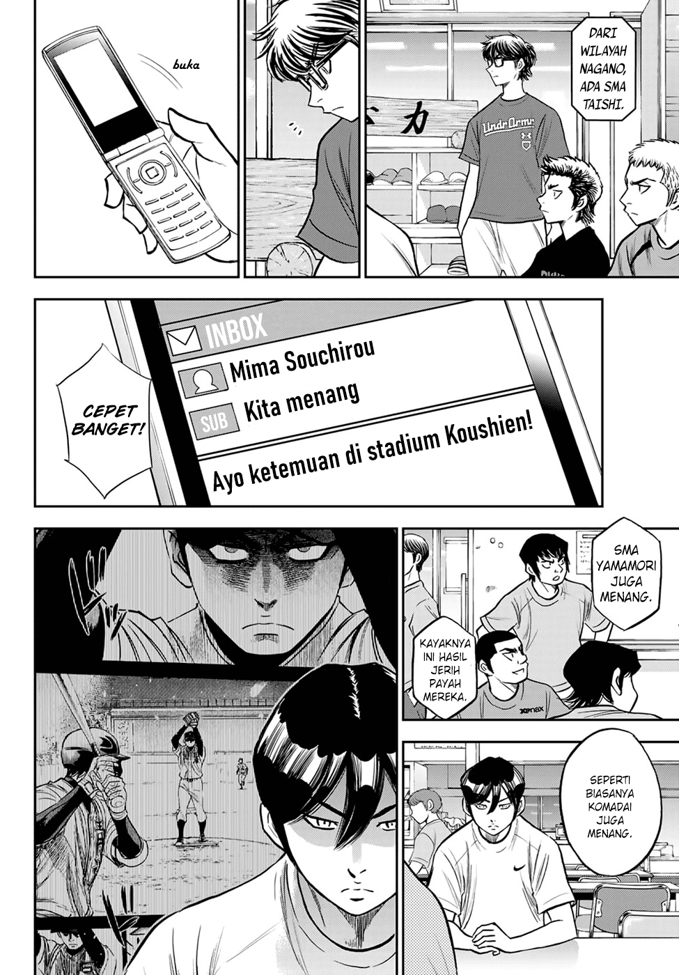Diamond no Ace Act 2 — Chapter 262, halaman 10