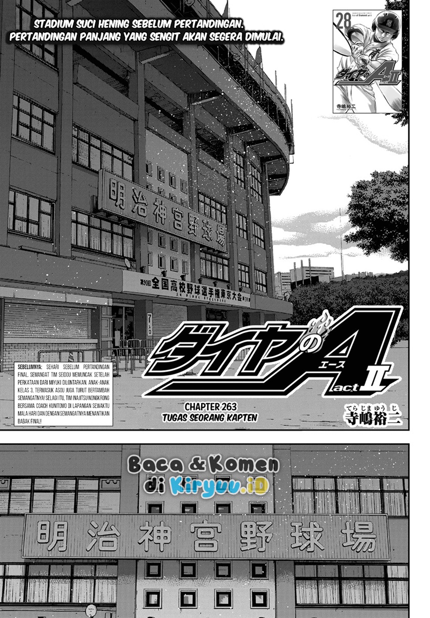Diamond no Ace Act 2 — Chapter 263, halaman 2
