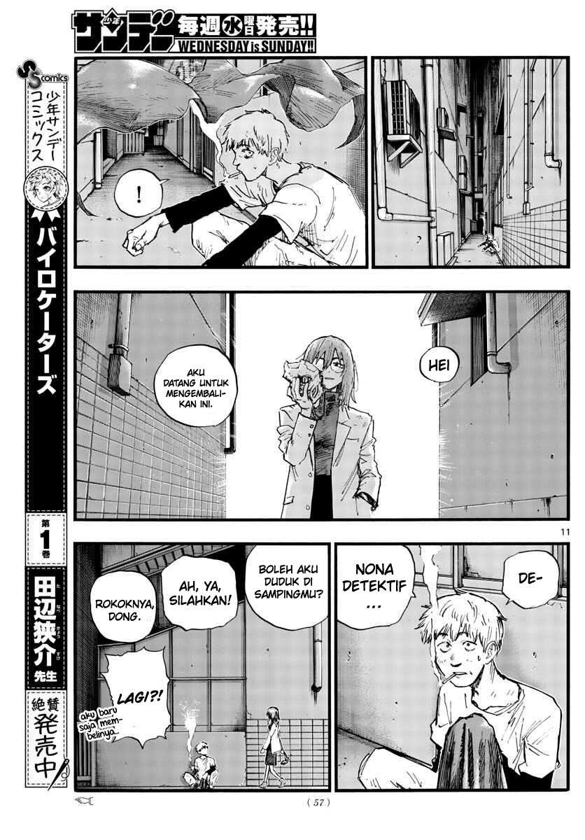 Yofukashi no Uta — Chapter 94, halaman 13