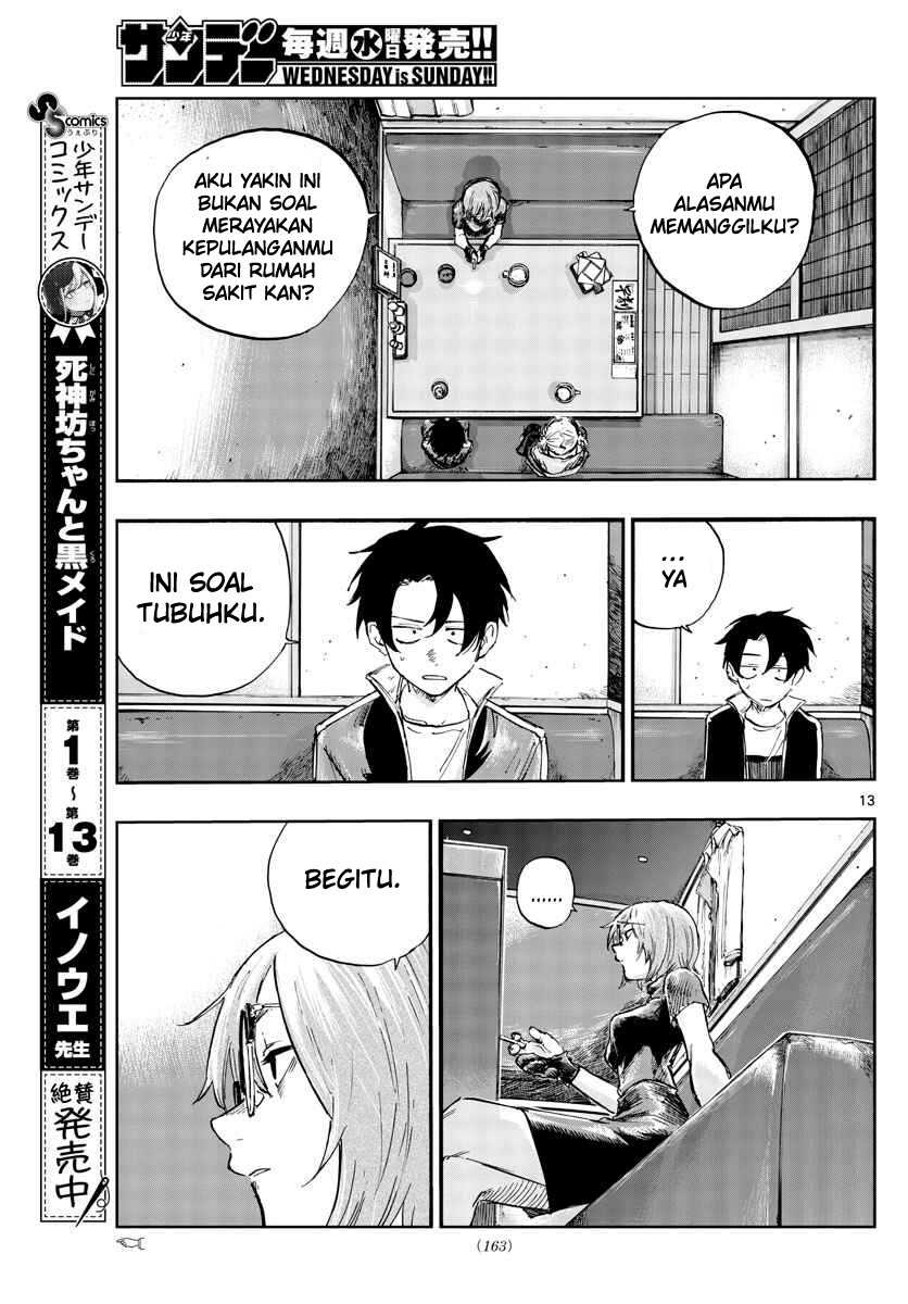 Yofukashi no Uta — Chapter 95, halaman 14