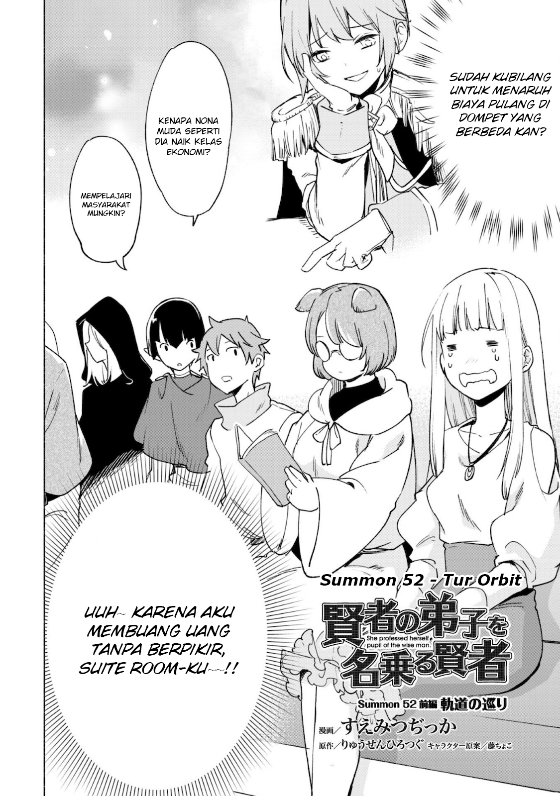 Kenja No Deshi Wo Nanoru Kenja — Chapter 52.1, halaman 4