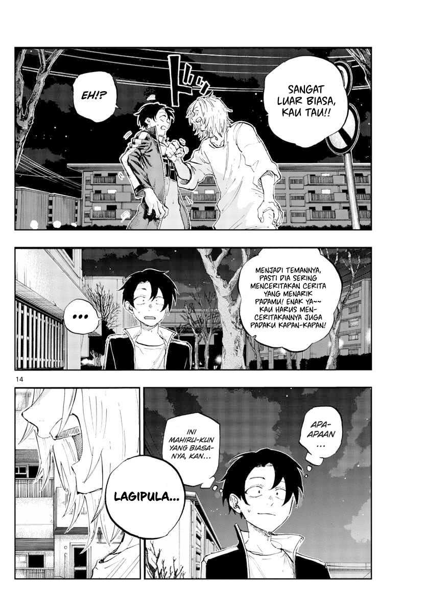 Yofukashi no Uta — Chapter 102, halaman 15