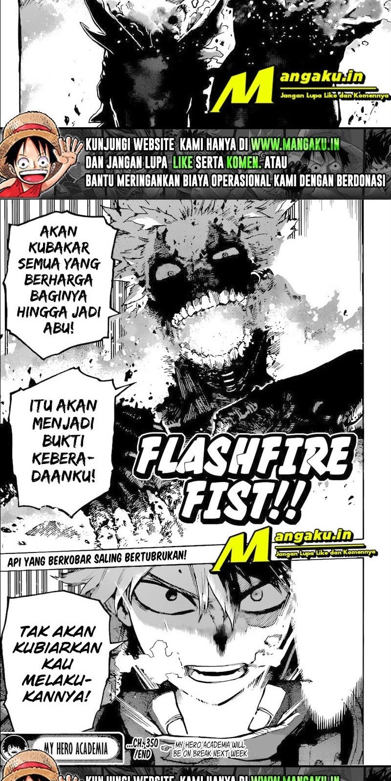 Boku no Hero Academia — Chapter 350, halaman 10