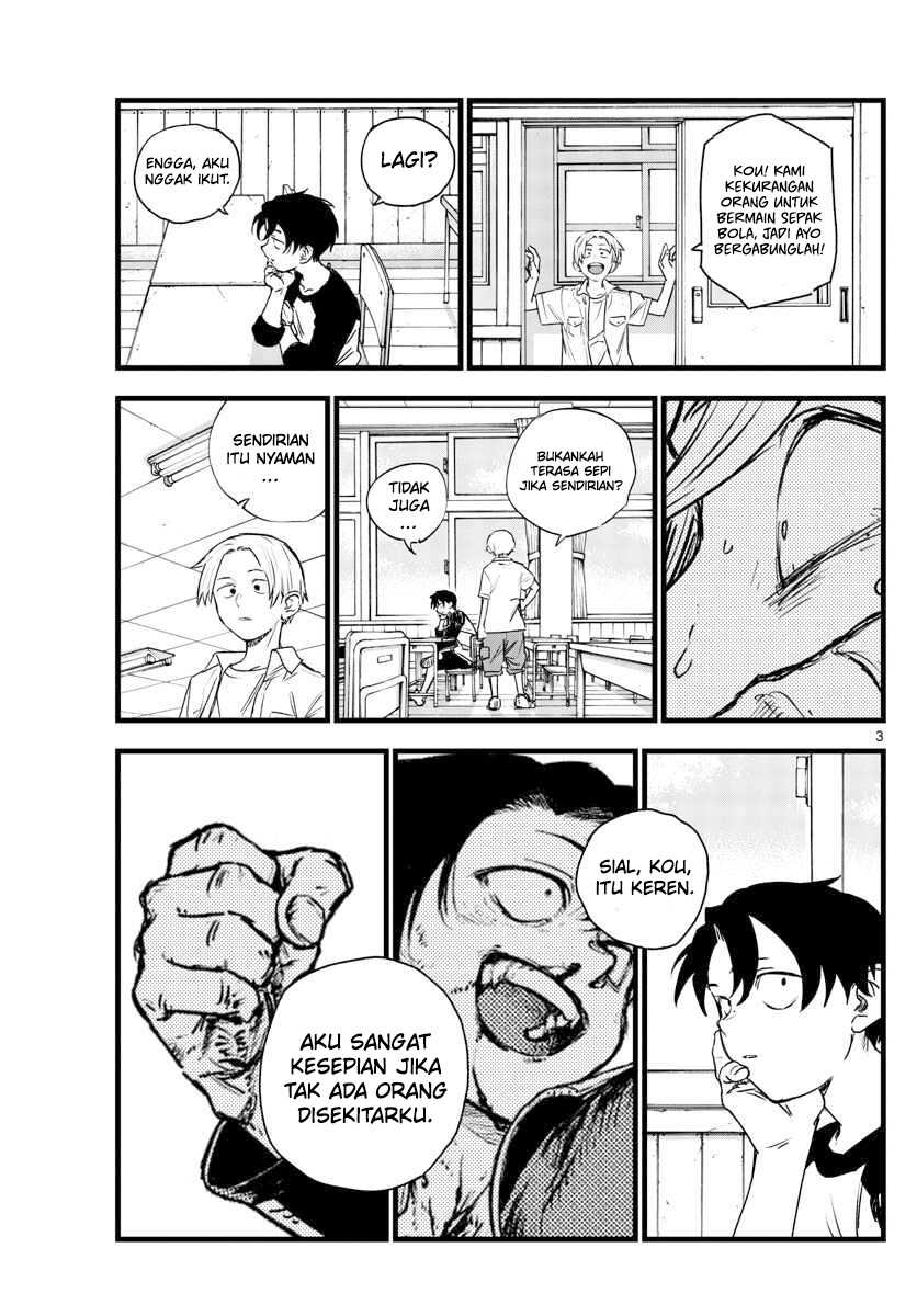 Yofukashi no Uta — Chapter 104, halaman 3