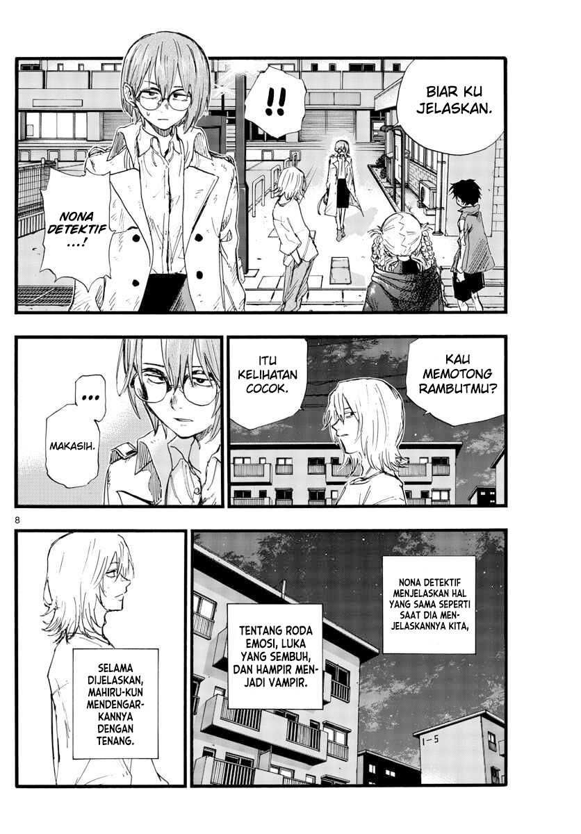 Yofukashi no Uta — Chapter 104, halaman 8