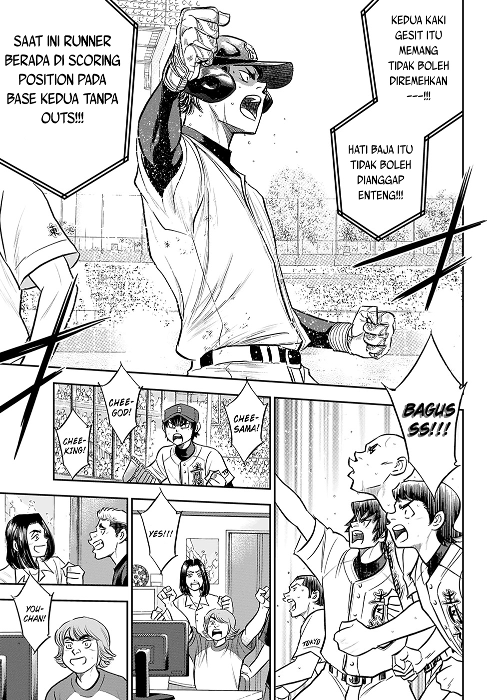 Diamond no Ace Act 2 — Chapter 279, halaman 22