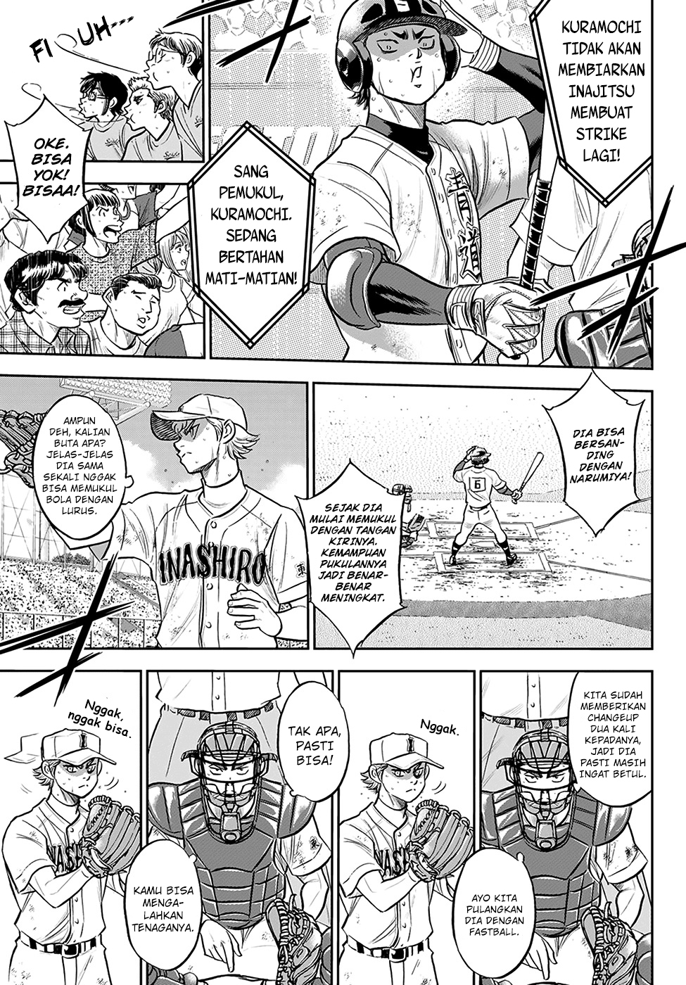 Diamond no Ace Act 2 — Chapter 279, halaman 8