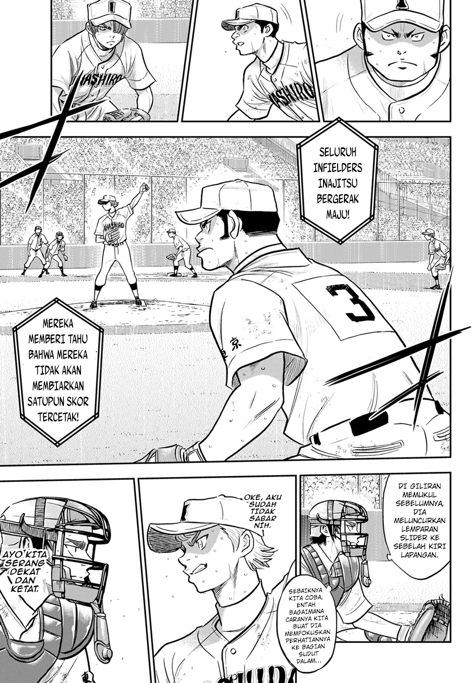 Diamond no Ace Act 2 — Chapter 280, halaman 10