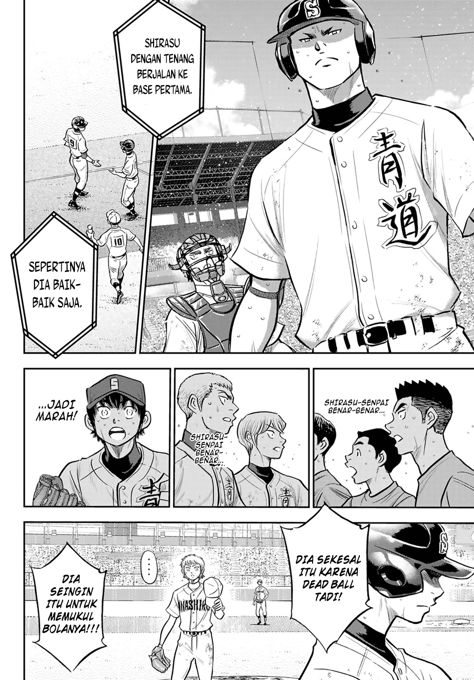 Diamond no Ace Act 2 — Chapter 280, halaman 18