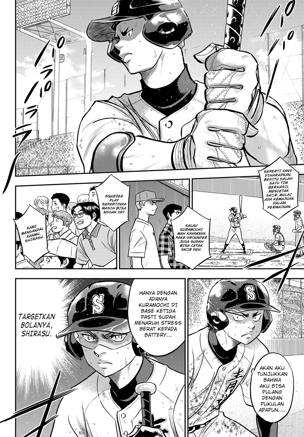 Diamond no Ace Act 2 — Chapter 280, halaman 9