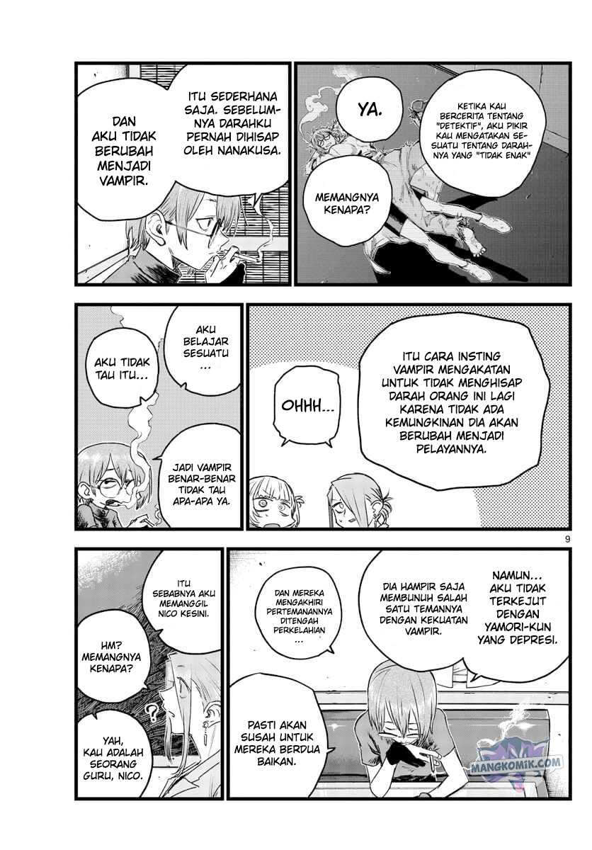 Yofukashi no Uta — Chapter 105, halaman 10