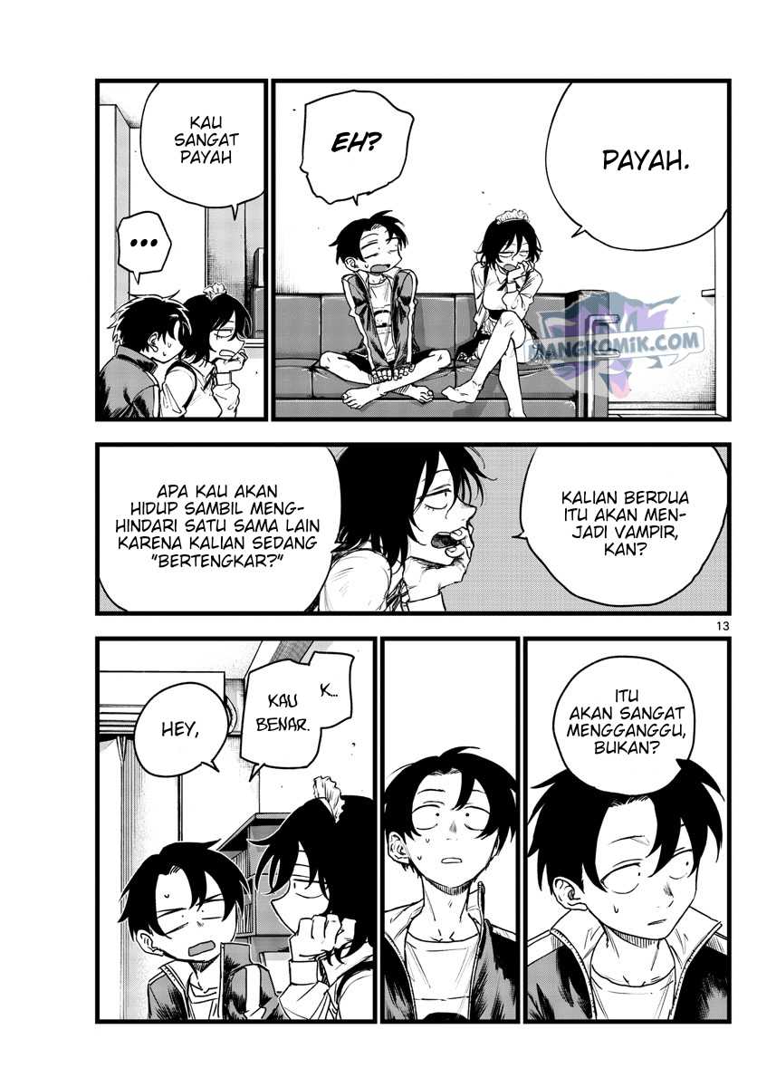Yofukashi no Uta — Chapter 106, halaman 13