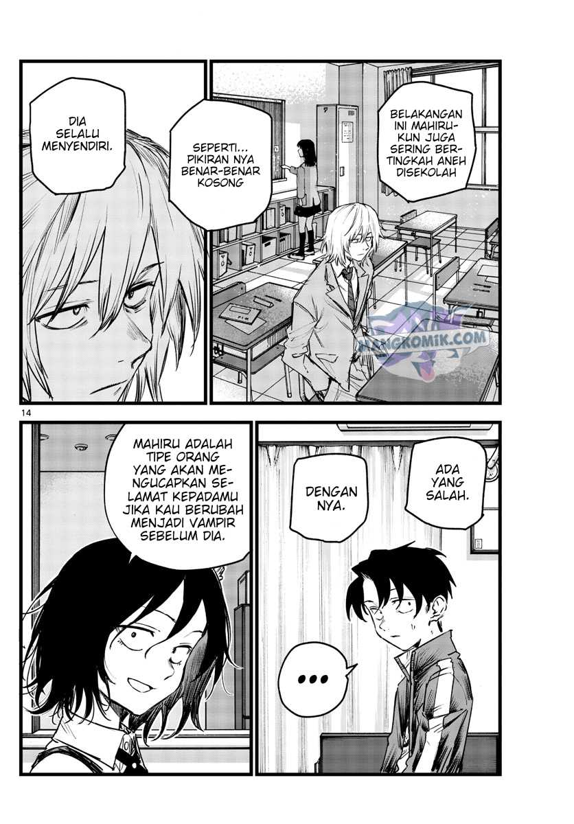 Yofukashi no Uta — Chapter 106, halaman 14