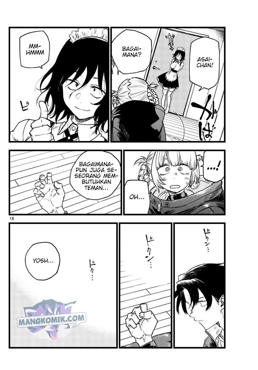 Yofukashi no Uta — Chapter 106, halaman 18