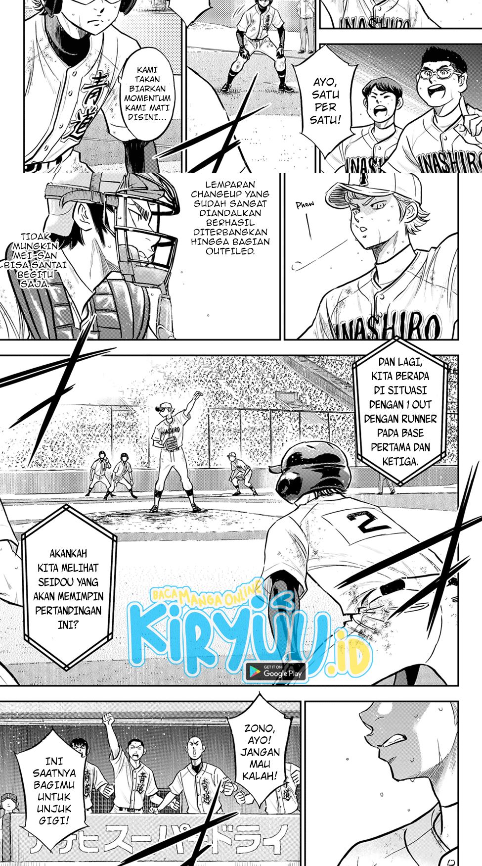 Diamond no Ace Act 2 — Chapter 282, halaman 13