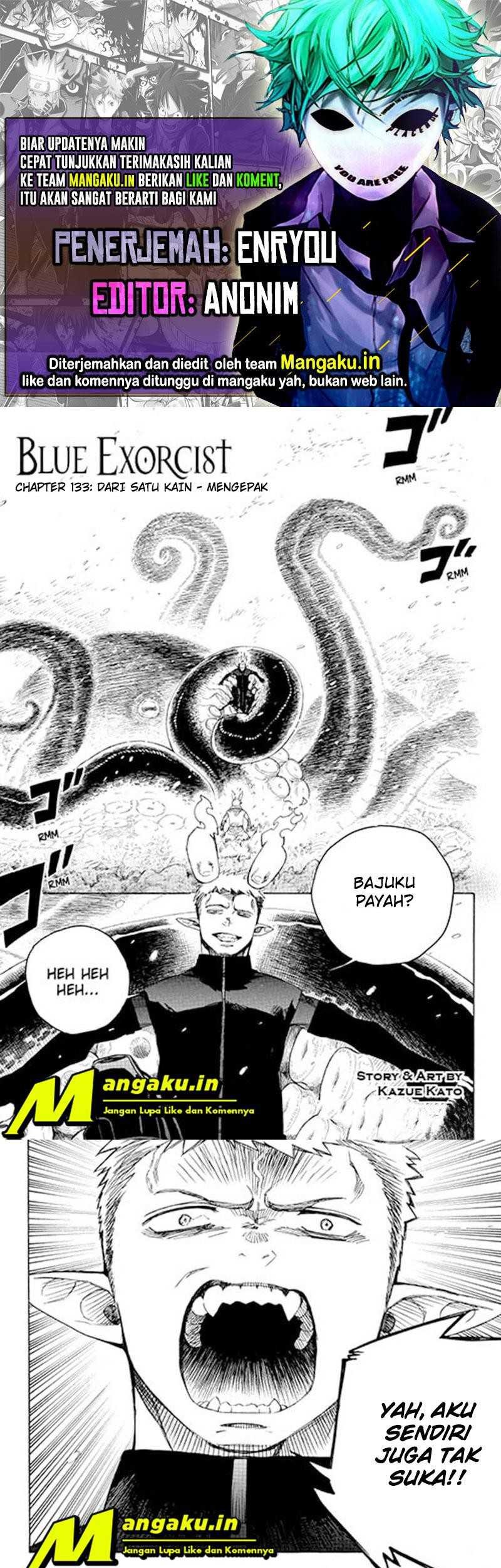 Ao no Exorcist — Chapter 133, halaman 1