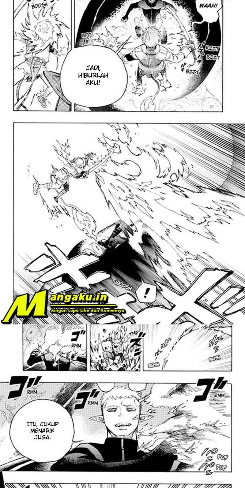 Ao no Exorcist — Chapter 133, halaman 4