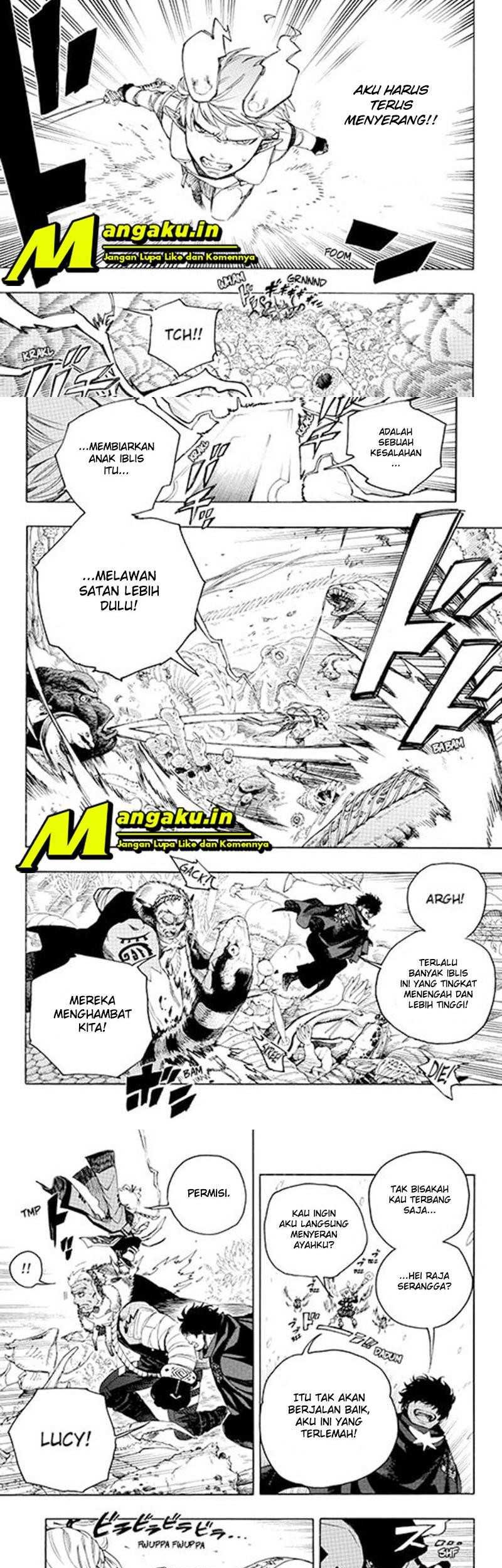Ao no Exorcist — Chapter 133, halaman 5