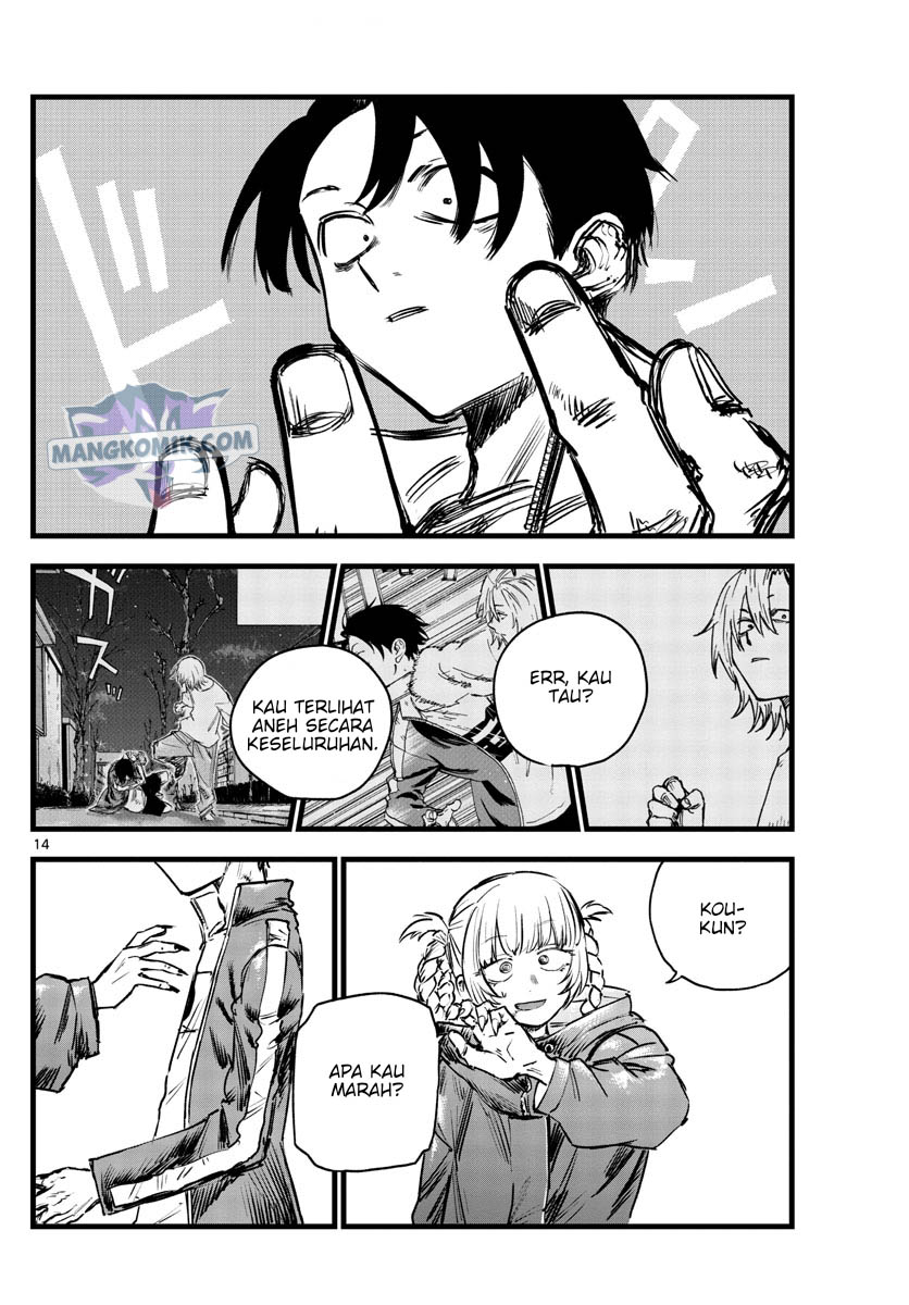 Yofukashi no Uta — Chapter 107, halaman 15