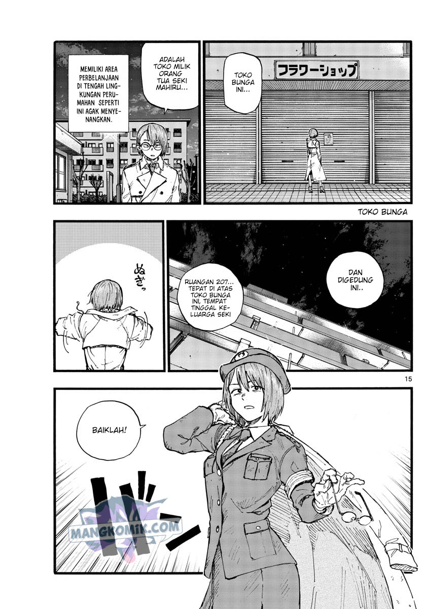 Yofukashi no Uta — Chapter 109, halaman 16