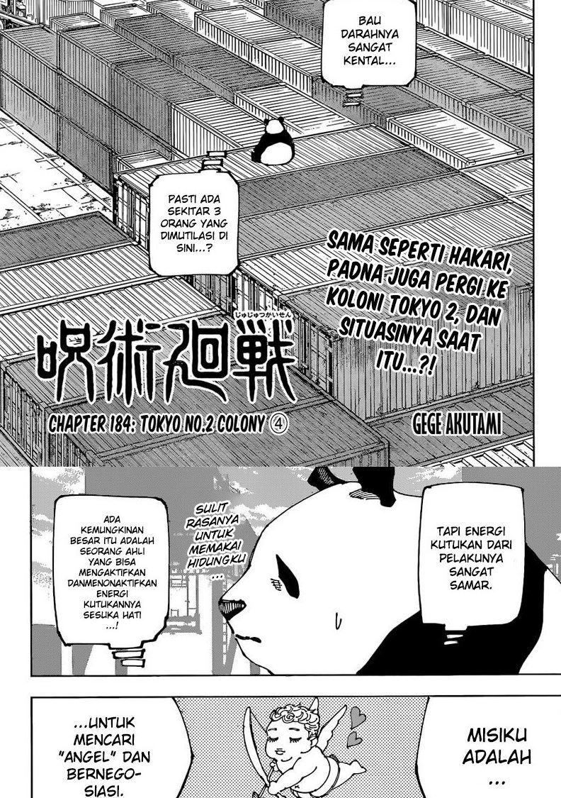 Jujutsu Kaisen — Chapter 184, halaman 2